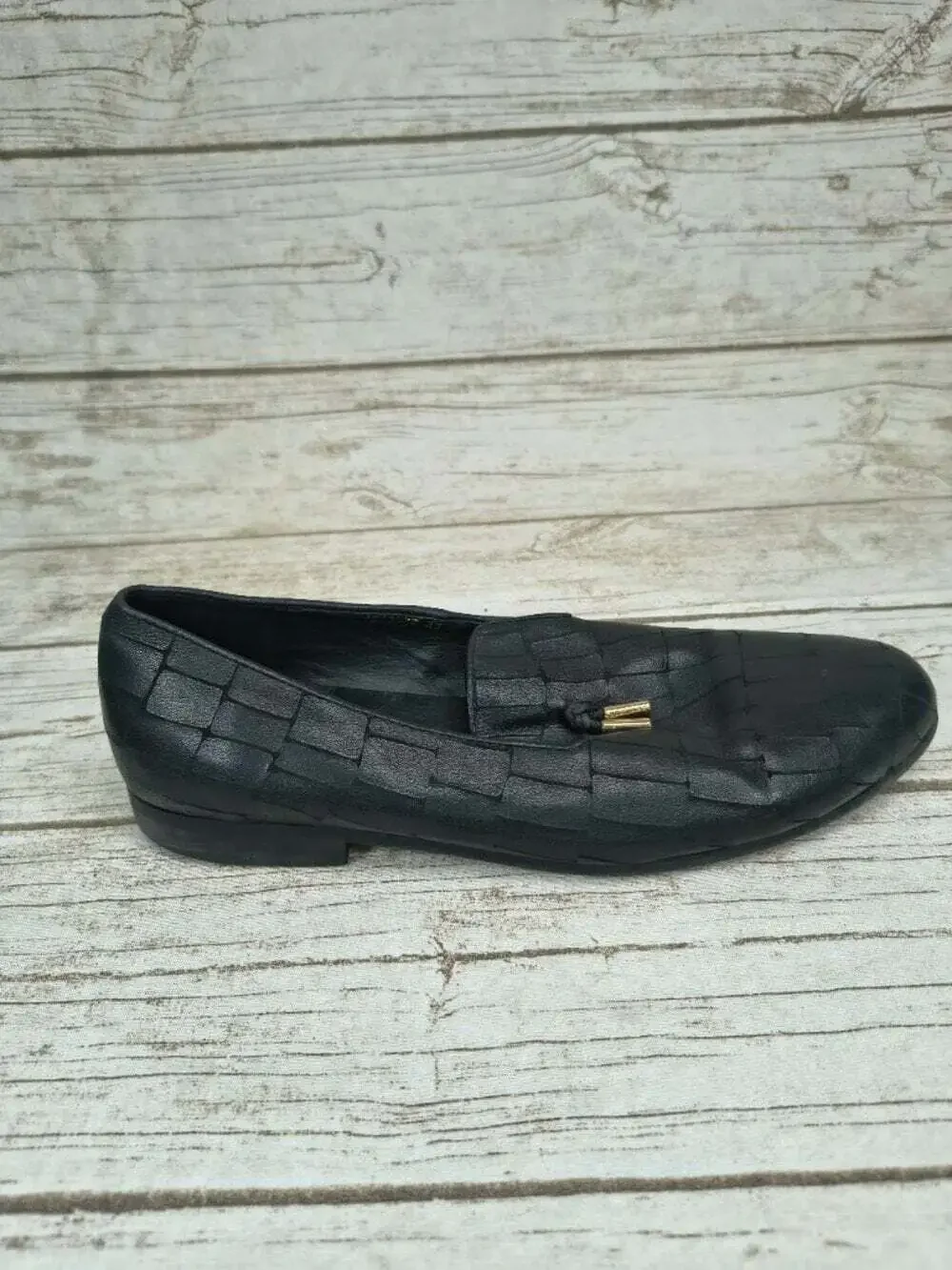 Giuseppe Zanotti Black Leather Loafers Size 42